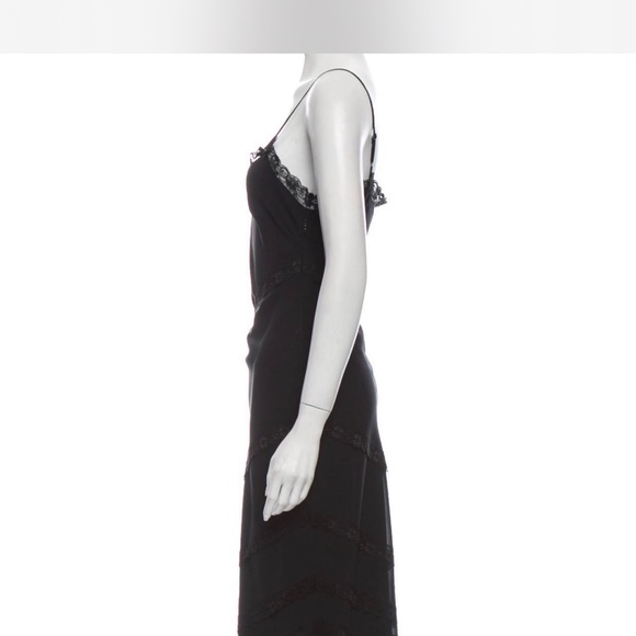 Black Moschino Lacy Slip Dress - Picture 2 of 3